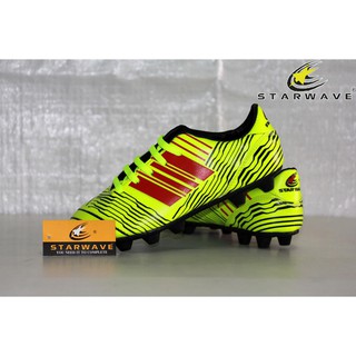 Starwave รองเท้า ฟุตบอล Football Shoes SF64 เบอร์ 0-8.5 สีเขียวสะท้อน