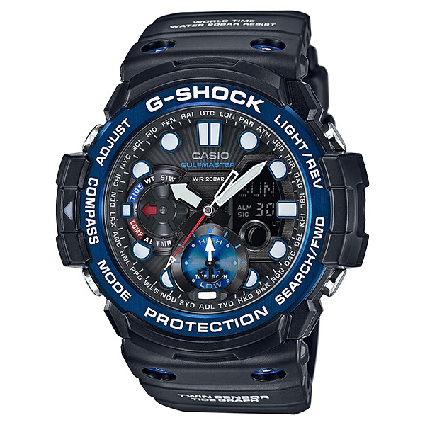 นาฬิกา Casio G-Shock GULFMASTER Twin Sensor รุ่น GN-1000B-1A ของแท้ รับประกัน1ปี