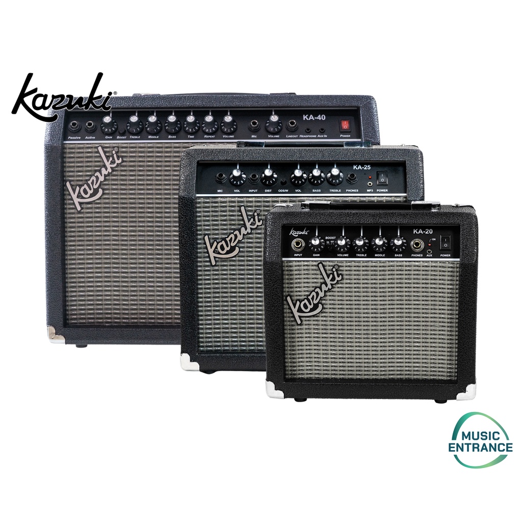ใส่โค้ดลด10Kazuki Amp KA20 แอมป์กีต้าร์ไฟฟ้า 20 วัตต์ แอมป์ฝึกซ้อม