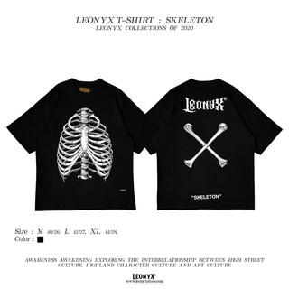 เสื้อยืดแขนสั้น "SKELETON" LEONYX T-SHIRT