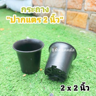 กระถาง ปากแตร ก.กลม 2 นิ้ว // กด 100 ใบ 150 บาท -- กระถางแคคตัส กระบองเพชร กระถางพลาสติก