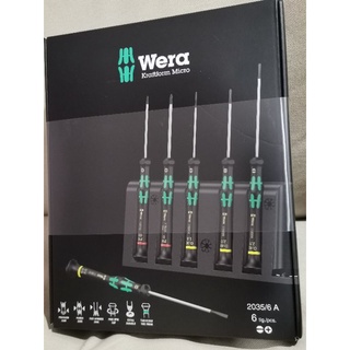 ชุดไขควงเมคคานิก Kraftform Micro 2035/6 A Code Nr 05118150001 WERA