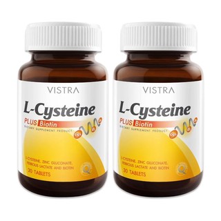 Vistra L-Cysteine Plus Biotin อาหารเสริมเพื่อเส้นผม และเล็บที่แข็งแรง