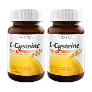 Vistra L-Cysteine Plus Biotin อาหารเสริมเพื่อเส้นผม และเล็บที่แข็งแรง