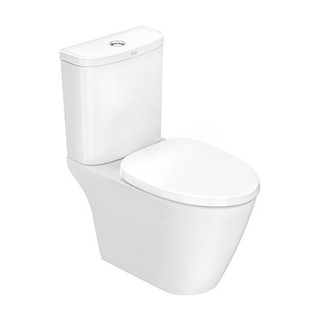 Sanitary ware 2-PIECE TOILET AMERICAN STANDARD TF-2407SC-WT-0 3/4.2L WHITE sanitary ware toilet สุขภัณฑ์นั่งราบ สุขภัณฑ์