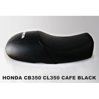 HONDA CB350 CL350 CL350K CAFE SEAT COMPLETE "BLACK" HAND MADE (U)  // เบาะรถมอเตอร์ไซค์ หนังพีวีซี สีดำ สินค้าคุณภาพดี