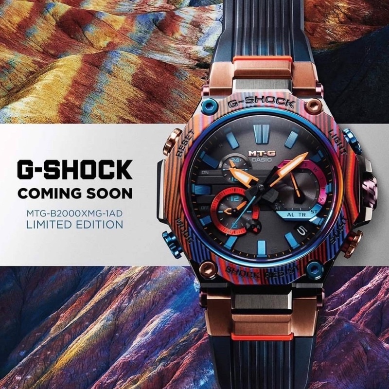 G-SHOCK Premium รุ่น MTG-B2000XMG Rainbow Mountain Limited edition