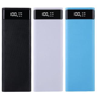 qc 3 . 0 dual usb lcd display 10x18650 กล่องเคสแบตเตอรี่สํารอง