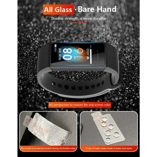 ฟิล์มกระจกนิรภัย กันรอยหน้าจอ สําหรับ Xiaomi Mi Smart Band 4c