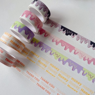 GaLiCiCi Tape เกาหลี ins และกระดาษเทป/เทปแนวนอน/สติกเกอร์ตกแต่ง