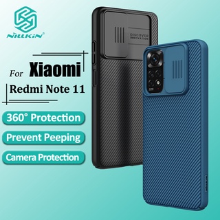 Nillkin CamShield เคส สําหรับ Xiaomi Redmi Note 11 / Note 11 Pro Global เคสโทรศัพท์กล้องเลื่อน ฮาร์ดพีซี หรูหรา กันกระแทก