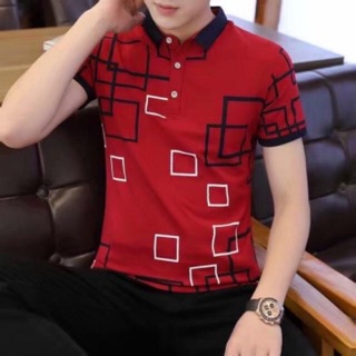 เสื้อยืดคอปกแขนสั้น 4XL 5XL 6XLพร้อมส่ง มีเก็บตังปลายทาง