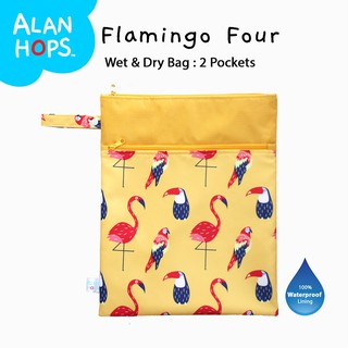 Alan Hops  รุ่น Wet/Dry Bag ลาย Flamingo Four