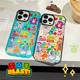 【Toy Storys COLLECTION STICKERS】CASETiFY Ins เคสโทรศัพท์มือถือ ซิลิโคนนิ่ม TPU ใส กันกระแทก สําหรับ iPhone 13 pro 7 8 Plus X XR XS Max 12 11 pro Max SE 2020