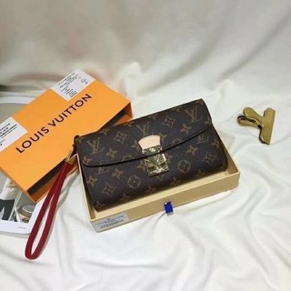 กระเป๋าสตรงค์ LOUIS VUITTON WALLET ใบยาว ทรงคลัทช์ หนังแท้