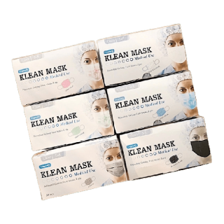 ( 1 บาท สำหรับลูกค้าใหม่ )  พร้อมส่ง หน้ากากอนามัยทางการแพทย์ LONGMED Klean mask