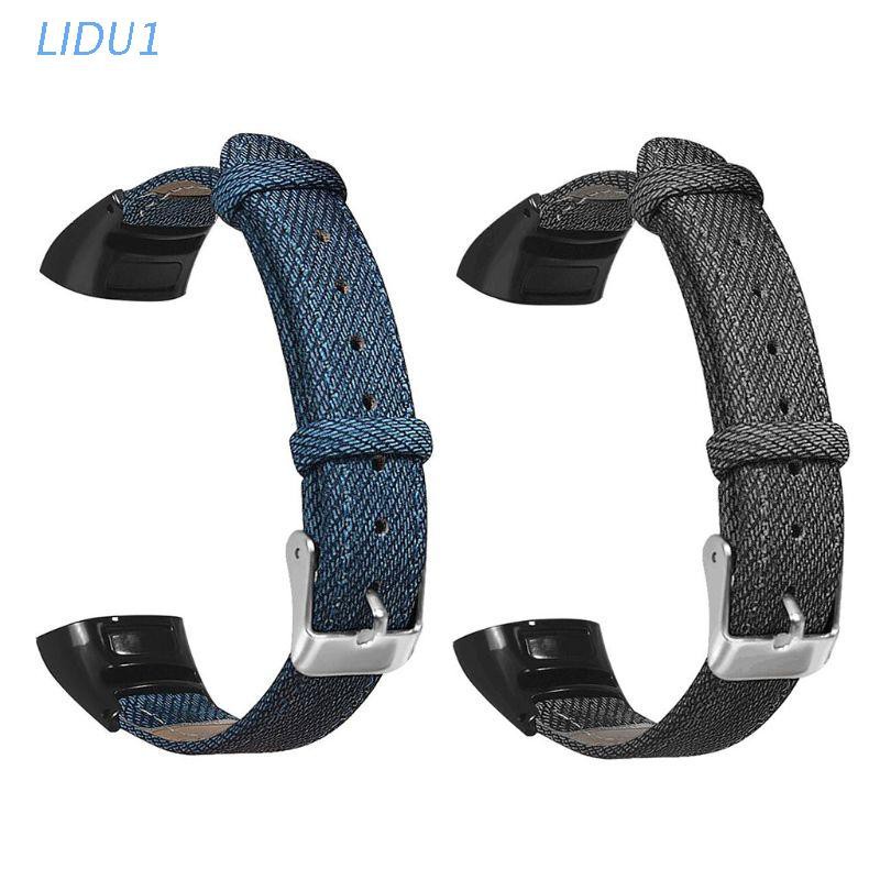 Lidu1 สายนาฬิกาข้อมือสายหนังแท้สําหรับ Huawei Honor Band 5/4