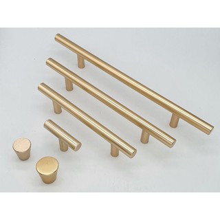 [มีโค้ดลดVDO🎥] มือจับสีทอง สีทองด้าน มือจับกระบอง มือจับตู้เ…