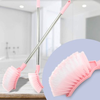   แปรงขัดห้องน้ำ แปรงขัดโถสุขภัณฑ์ ด้ามสแตนเลส toilet brush คละสี  รุ่น Toilet-straight-stick-cleaner-05a-Tissue