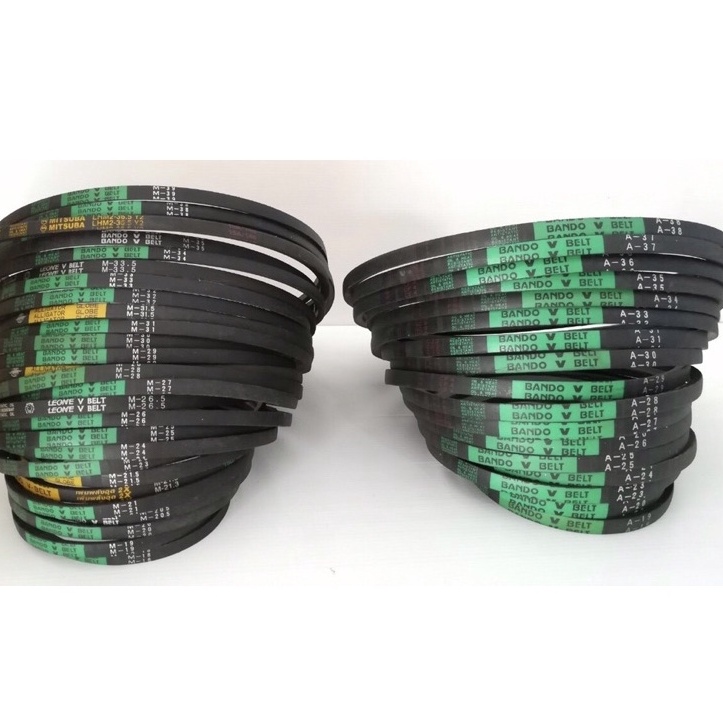 สายพานเครื่องซักผ้า ร่อง A เบอร์ A-19 ถึง A-38 และ ร่อง M เบอร์ M-18 ถึง M-39