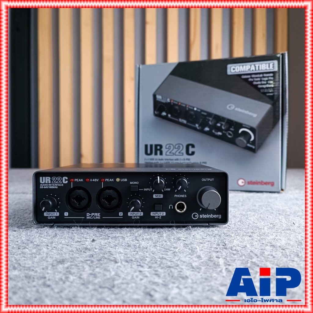 STEINBERG UR22C interface UR 22 C UR-22C ออดิโออินเตอร์เฟส Audio Interface เอไอ-ไพศาล