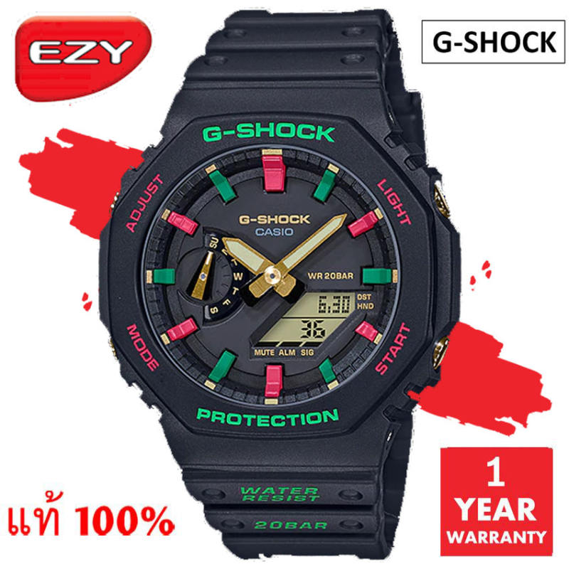 นาฬิกา / นาฬิกาข้อมือ CASIO G-SHOCK รุ่น GA-2100TH-1ADR / GA-2100TH-1A / GA-2100TH-1 มั่นใจแท้ 100% -ประกัน CMG