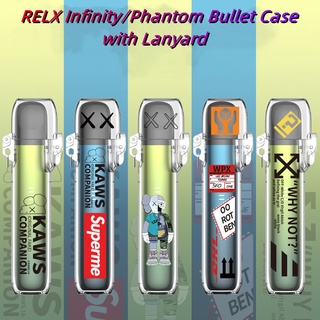 เคสใส พิมพ์ลายการ์ตูนกระสุน พร้อมสายคล้อง สําหรับ Relax Infinity 4th/Phantom 5th