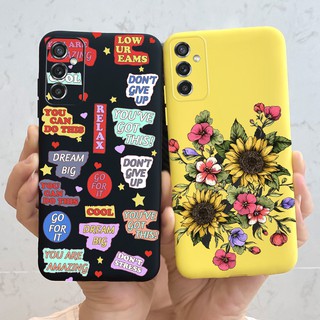 เคสโทรศัพท์ชนิดซิลิโคน Tpu แบบนิ่มลายดอกไม้สําหรับ Samsung Galaxy M52 A52S 5G Samsung Galaxya52S Galaxym52 A 52S