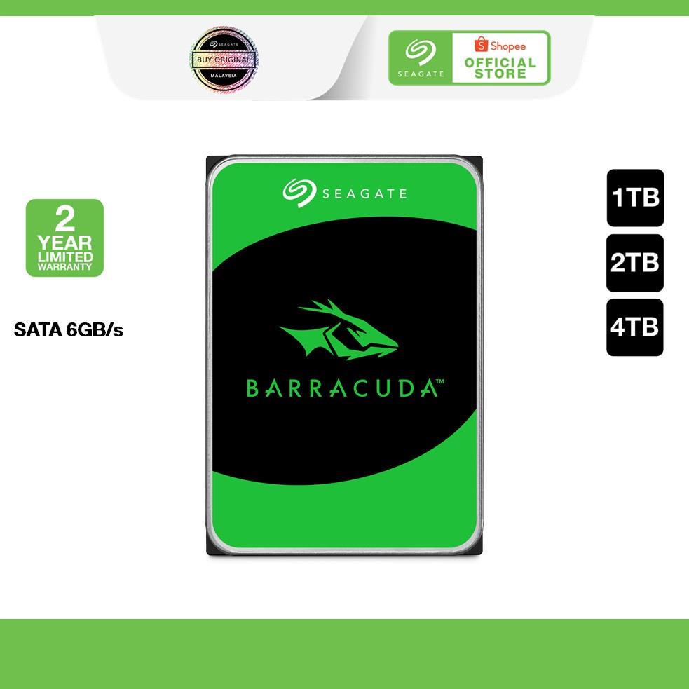 Seagate BarraCuda Hard Drive HDD SATA 6Gb/s 5400/7200RPM Internal Hard Disk for PC (4TB/3TB/2TB