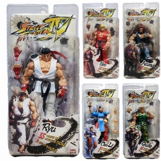 สตรีทไฟเตอร์ Street Fighter งานแท้ เซ็ท 5ตัว ขนาด18cm.