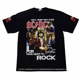 #เสื้อยืดคอกลม#เสื้อวง AC/DC acdc เสื้อยืด ACDC world tour 88S-4XL