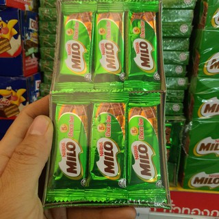 ช็อคโกแลต ไมโลแท่ง 6 กรัม 12 ชิ้น ไมโลช็อคโกแลต milo chocobar chocolate bar