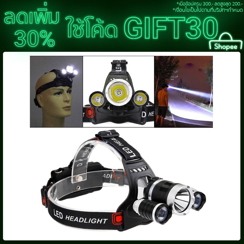 60000lm Portable XPE+COB LED Headlamp USB Rechargeable T6 head Torch flashlight