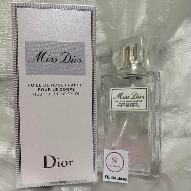 Miss dior fresh discount rose body oil