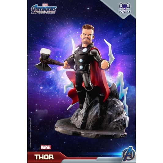 มมือ2 Toylaxy Thor avengers infinity war premium pvc statue ลิขสิทธิ์แท้ ค่ายToylaxy