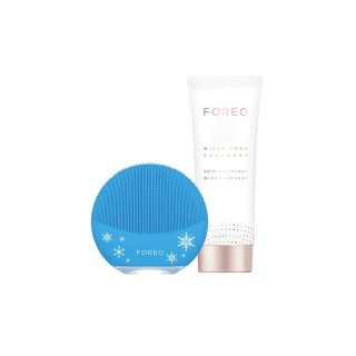 FOREO Winter Set ฟอริโอ้ วินเทอร์เซ็ต ลูน่า มินิ 3 สีน้ำเงิน และ โฟม ขนาด 100 มล.