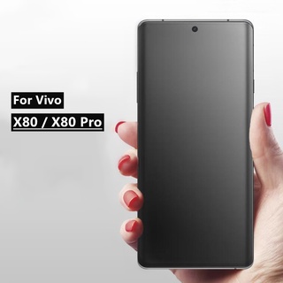 Matte Frosted Film ฟิล์มไฮโดรเจล เหมาะสำรับ Vivo X80 / X80 Pro / X80 Pro + ฟิล์มนุ่มใหม่ คุณภาพสูง อุปกรณ์กันรอยหน้าจอ ฟิล์มไฮโดรเจล กันรอยหน้าจอโทรศัพท์ สำหรับ vivo x80/x80pro/x80pro+