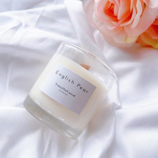 🔺เทียนหอมกลิ่น English pear(Jomalone)ทำจากไขถั่วเหลืองแท้100%ขนาด90g หอมยาวนาน30ชม