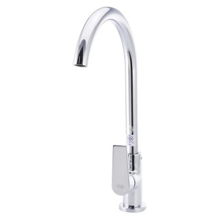 ก๊อกซิงค์เดี่ยวเคาน์เตอร์ HANG SF-143J สีโครม ก๊อกซิงค์ ก๊อกน้ำ ห้องน้ำ SINGLE LEVER SINK FAUCET HANG SF-143J CHROME