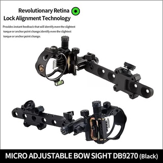 Topoint Micro Adjustable Target Bow sight Compound Bow CNC aluminum Code:TP8510