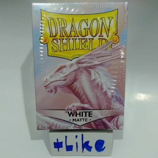 Sleeves DragonShield "White Matte" (สลีฟดราก้อนชิวสีขาวธรรมาดา)