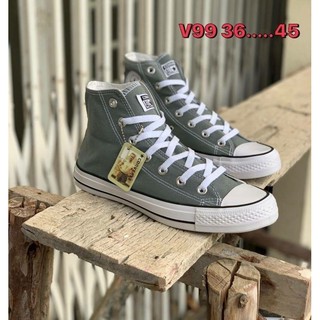 CONVERSE ALL STAR รองเท้าผ้าใบคอนเวิร์ส รองเท้าผ้าใบหุ้มข้อ Unisex Size:37-45