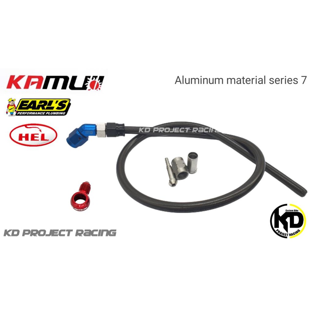 สายเบรคปั้มหลัง Forza300,350 ,ADV350 หัวสาย เป็นแบรนด์ Kamui - รูปที่ 3