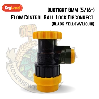 Flow Control x Duotight 8mm (5/16) (Black-Yellow/Liquid)