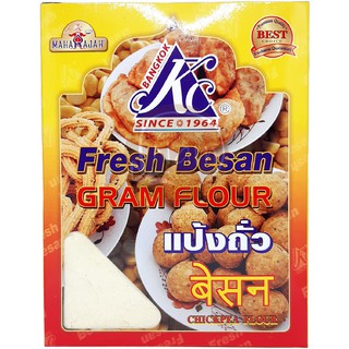 แป้งถั่วลูกไก่ 500 กรัม ถั่วลูกไก่ 100% / Besan Flour / Gram Flour Chickpea 100% ตรา เคซี KC