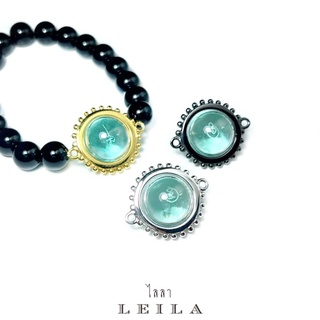 Leila Amulets ลูกแก้วโชคดี สารพัดนึก สีฟ้า (พร้อมกำไลหินฟรีตามรูป)