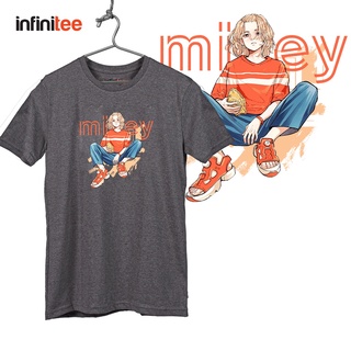 ไม่มีที่สิ้นสุด Tokyo Revengers Mikey Manjiro Sano Anime Manga Shirt in Gray  เสื้อยืด  สำหรับผู้ชาย Women Tees Top