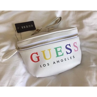 ของแท้💯 กระเป๋า​คา​ดอก​ GUESS​ FELICIA​ LOGO WAIST​ Bag​ นำเข้าจาก🇺🇸