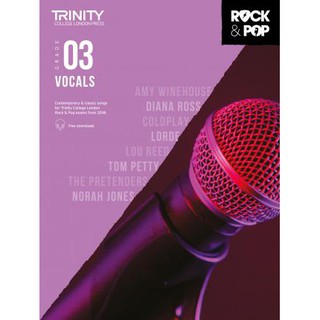 Trinity College London Rock &amp; Pop 2018 Vocals Grade 3 (TCL017284)