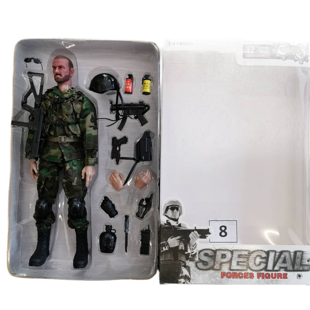 โมเดล ฟิกเกอร์ทหาร 1/6 scale แบบกล่อง มีหลายแบบให้เลือก 12 inch Action Figure Military